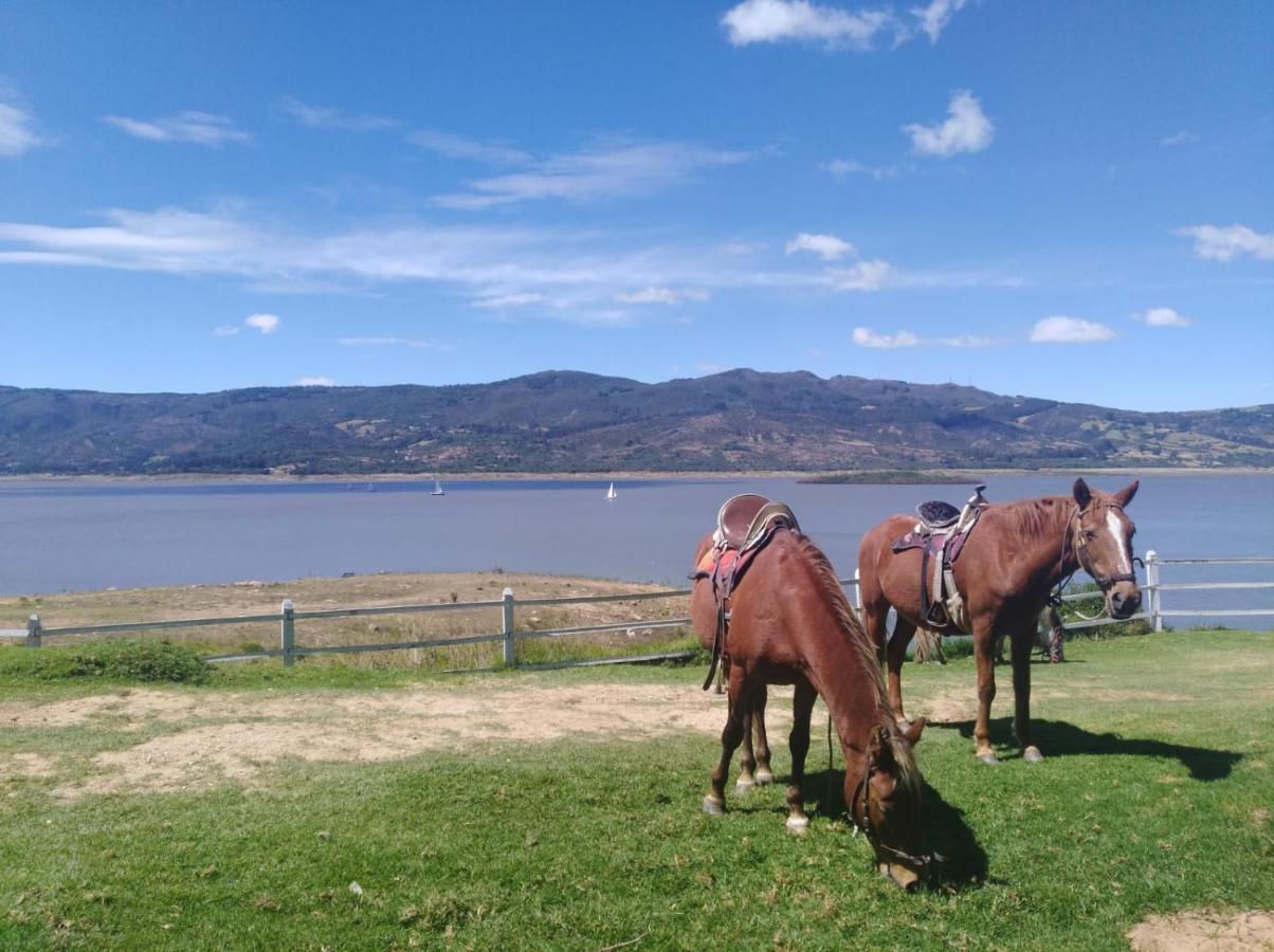 Camping Las Acacias Guatavita Exterior foto